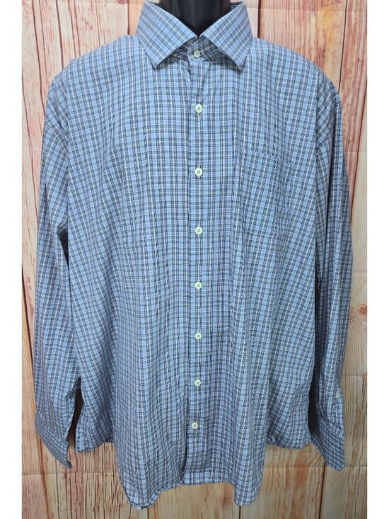 Peter Millar Mens Plaid Dress Shirt XXL - Picture 1 of 8